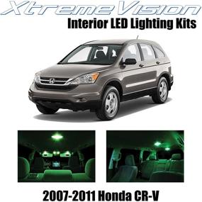 img 4 attached to Xtremevision Interior LED For Honda CR-V 2007-2011 (8 Pieces) Green Interior LED Kit Installation Tool