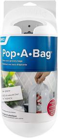 img 2 attached to 🛍️ Camco Pop-A-Bag Plastic Bag Dispenser - Conveniently Store and Reuse Plastic Grocery Bags, Efficiently Organize and Save Space in Your Kitchen (White) (57061)