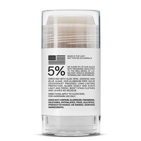 img 3 attached to 🌿 Bravo Sierra Men's Aluminum-Free Natural Deodorant - Long Lasting All-Day Odor & Sweat Protection - Unscented, 3.2 oz - Paraben-Free, Baking Soda Free, Vegan, Cruelty Free - No Clothes Staining