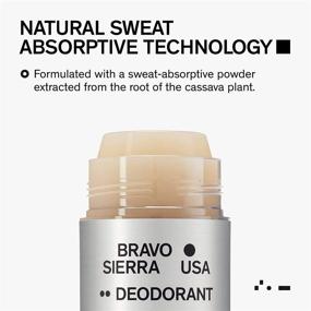 img 1 attached to 🌿 Bravo Sierra Men's Aluminum-Free Natural Deodorant - Long Lasting All-Day Odor & Sweat Protection - Unscented, 3.2 oz - Paraben-Free, Baking Soda Free, Vegan, Cruelty Free - No Clothes Staining