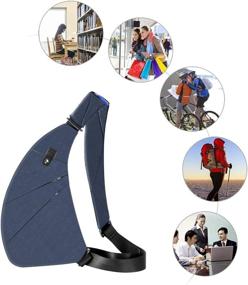 img 3 attached to 🎒 Versatile Unisex Crossbody Casual Daypack for All-Purpose Use