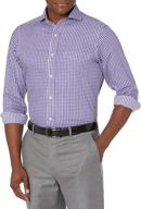 👔 non iron houndstooth men's clothing: buttoned classic cutaway for effortless style logo