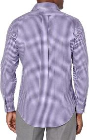 img 3 attached to 👔 Non Iron Houndstooth Men's Clothing: BUTTONED Classic Cutaway for Effortless Style