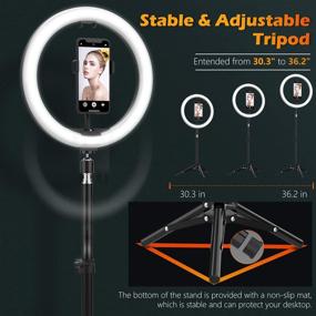 img 1 attached to Photography Vlogging Dimmable Desktop Compatible