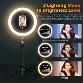 img 2 attached to Photography Vlogging Dimmable Desktop Compatible