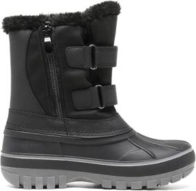 img 2 attached to 🐤 DREAM PAIRS Little Ducko Winter Boys' Shoes: Optimized Boots for Cozy Comfort