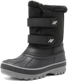 img 4 attached to 🐤 DREAM PAIRS Little Ducko Winter Boys' Shoes: Optimized Boots for Cozy Comfort