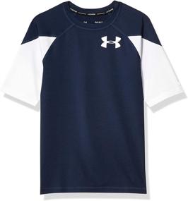img 3 attached to 👕 Under Armour Boys' UA Compression Short-Sleeve T-Shirt Rashguard - Enhanced for SEO