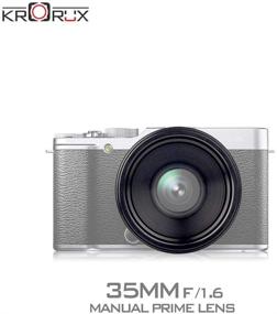 img 3 attached to 📸 Krorux 35mm F1.6 Manual Focus Lens for Fujifilm X Mount Mirrorless Cameras