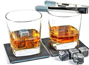 img 2 attached to 🥃 Premium Whiskey Stones Gift Set: Must-Have Accessories for Food Service Equipment & Supplies in Tabletop & Serveware