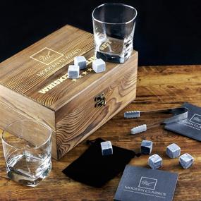 img 1 attached to 🥃 Premium Whiskey Stones Gift Set: Must-Have Accessories for Food Service Equipment & Supplies in Tabletop & Serveware