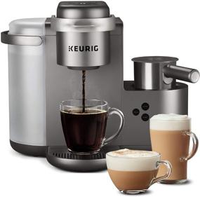 img 4 attached to ☕ Keurig K-Cafe Специальный выпуск кофеварка с молочным взбивателем, подходит для посудомоечной машины, способность приготовления латте и капучино, никель - включает возможность приготовления эспрессо и совместимость с кофейными капсулами K-Cup