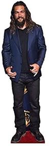 img 1 attached to 🎬 Jason Momoa Cardboard Cutout - Large 75.6 x 23.6 in. Star Cutouts
