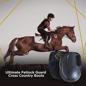 img 1 attached to 🐴 Kavallerie Classic Fetlock Boots: Enhanced Impact Absorption & Improved Air Perforation, Durable Design for Even Pressure Distribution, Ultimate Protection against Fetlock Injuries, Non-Slip with Soft Lining for Show Jumping