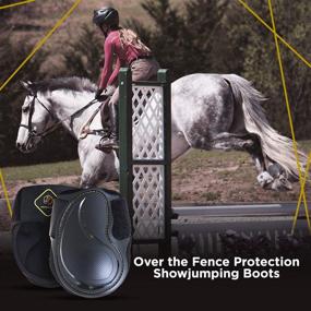 img 2 attached to 🐴 Kavallerie Classic Fetlock Boots: Enhanced Impact Absorption & Improved Air Perforation, Durable Design for Even Pressure Distribution, Ultimate Protection against Fetlock Injuries, Non-Slip with Soft Lining for Show Jumping