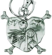 ❤️ disney sally heart keyring in pewter logo