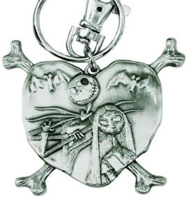 img 1 attached to ❤️ Disney Sally Heart Keyring in Pewter