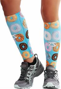 img 3 attached to 🏃 Zensah Leg Compression Sleeves for Runners - Prevent Shin Splints, Calf Compression Sleeve for Men and Women