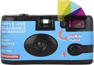 📷 lomography simple use reloadable camera: stunning shots with color negative 400 film logo