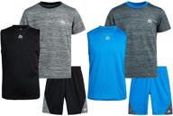 enhance your little athlete's performance with rbx boys activewear set: trendy boys' clothing for optimal performance! logo