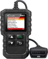 launch creader 3001 obd2 code reader: чтение кодов ошибок двигателя, просмотр мгновенных данных, проверка готовности i/m, поддержка тестирования датчиков o2 и испарительной системы. логотип