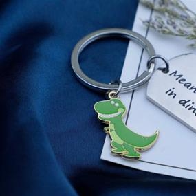 img 2 attached to G Ahora Dinosaur Keychain Couple T Rex