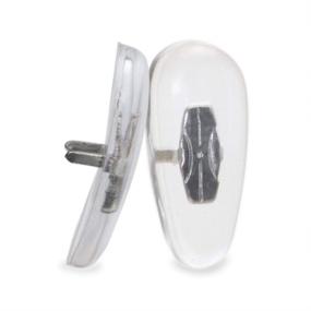 img 3 attached to GMS Optical 17mm Silver Clip-on Nose Pads - Ideal Replacement for Sunglasses and Eye-Wear (2 Pair)