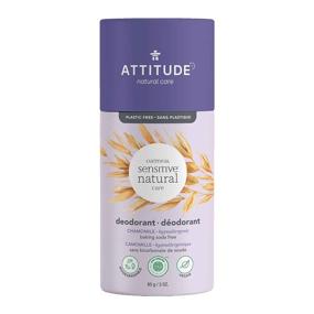 img 4 attached to 🌿 ATTITUDE Natural Baking Soda Free Deodorant: Hypoallergenic Solution for Sensitive Skin - Chamomile & Soothing Oatmeal, Plastic-Free Cardboard Tube, 3 Oz - Pack of 1 (60864)