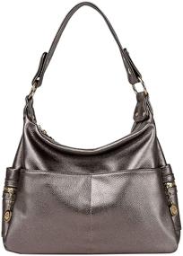 img 4 attached to 👜 Classic Casual Fashion Women's Handbags: Stylish Shoulder Bags for Ladies