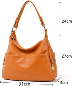 img 1 attached to 👜 Classic Casual Fashion Women's Handbags: Stylish Shoulder Bags for Ladies