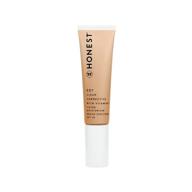 🌿 clean corrective vitamin c tinted moisturizer spf 30, alabaster - vegan, 6-in-1 multitasker, blue light defense, chemical sunscreen free, dermatologist tested - 1oz - honest beauty logo