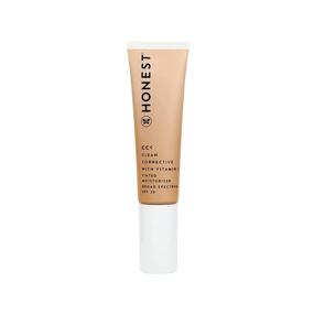 img 4 attached to 🌿 Clean Corrective Vitamin C Tinted Moisturizer SPF 30, Alabaster - VEGAN, 6-in-1 Multitasker, Blue Light Defense, Chemical Sunscreen Free, Dermatologist Tested - 1oz - Honest Beauty