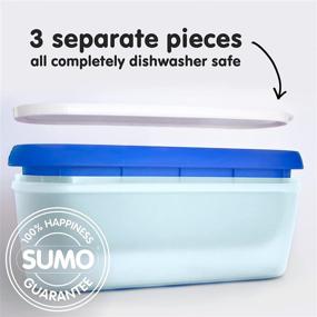 img 3 attached to 🍨 SUMO Ice Cream Containers - Reusable 1.5 Quart Tubs with Lids for Homemade Ice Cream (2 Containers, Blue)