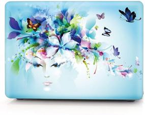 img 4 attached to Улучшите MacBook Old Pro 15" с защитным чехлом для ноутбука с узором цветочной феи от HRH