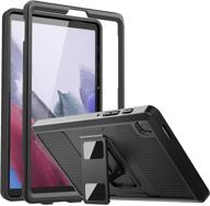 📱 moko case for samsung galaxy tab a7 lite 8.7" 2021 - shockproof rugged stand cover with built-in screen protector - compatible with galaxy tab a7 lite 8.7-inch 2021 (sm-t225/t220/t227) tablet - black logo