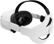 🔥 enhance vr support and comfort with sinwevr elite strap - adjustable head strap compatible with oculus quest 2 vr headset (ivory white) logo