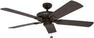 honeywell belmar 52-inch outdoor ceiling fan: damp 🍃 rated blades, bronze exterior – perfect for outdoor spaces! логотип