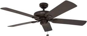 img 4 attached to Honeywell Belmar 52-Inch Outdoor Ceiling Fan: Damp 🍃 Rated Blades, Bronze Exterior – Perfect for Outdoor Spaces!