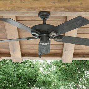 img 2 attached to Honeywell Belmar 52-Inch Outdoor Ceiling Fan: Damp 🍃 Rated Blades, Bronze Exterior – Perfect for Outdoor Spaces!