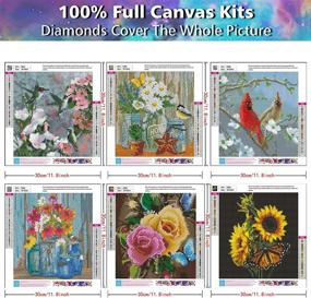 img 3 attached to Diamond Painting Kits Adults Flower12X12Inch