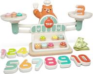 🧮 top bright balance math game - fun stem toy for 3 year old girls and boys, counting & balance educational toy for kindergarten & preschool learning (ages 3-5) logo