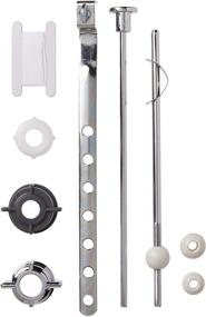 img 3 attached to 🚰 PF WaterWorks PF0907 Pop-Up Drain Repair Kit - Adjustable Threaded Center Pivot/Ball Rod with 3 Nuts, Gasket, 3 Ball Sizes, Pull Rod/Linkage, Chrome Finish