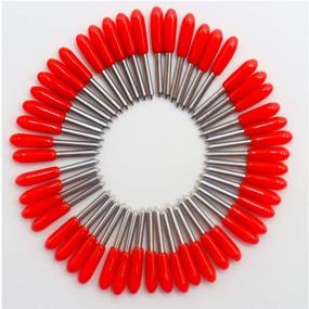 img 1 attached to High-Quality 50 Pcs Replacement Cutting Blades for Cricut Explore Air/Air 2 Maker Expression - Vinyl and Fabric Crafting Accessories (Red - 45°)