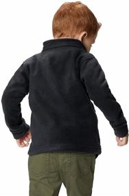 img 3 attached to Columbia Boys' Toddler Steens Mountain II Fleece in Black - Perfect for your Active Little One!