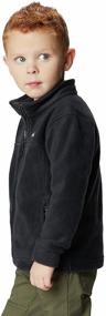 img 2 attached to Columbia Boys' Toddler Steens Mountain II Fleece in Black - Perfect for your Active Little One!