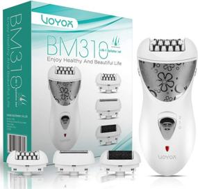 img 4 attached to VOYOR Epilator Electric Rechargeable BM310 NEW