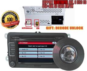 img 3 attached to 🔊 Улучшенный CD-плеер Amzparts RCD510 на 6 дисков, совместимый с Golf Passat Tiguan Polo.