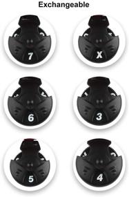 img 3 attached to Andux Golf Hybrid Club Head Covers with Interchangeable Number Tags - Pack of 3