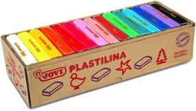 img 1 attached to Jovi Plastilina Reusable Non-Drying Modeling Clay: 350g Bars, Set of 15 - Perfect for Arts and Crafts Projects!