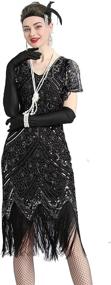 img 3 attached to Flapper Fringed Roaring Accessories XX Large Women's Clothing and Dresses